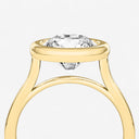 Round Bezel Set Solitaire Engagement Ring