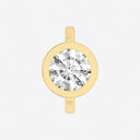 Round Bezel Set Solitaire Engagement Ring