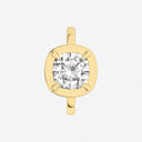 Cushion Georgian Bezel Set Engagement Ring