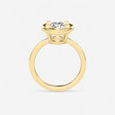 Pear Georgian Bezel Set Engagement Ring