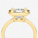 Round Georgian Bezel Set Engagement Ring