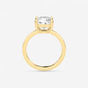 Cushion Basket Solitaire Engagement Ring