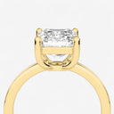 Emerald Basket Solitaire Engagement Ring