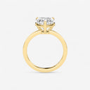 Heart Basket Solitaire Engagement Ring