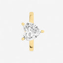 Heart Basket Solitaire Engagement Ring