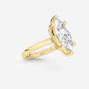 Marquise Basket Solitaire Engagement Ring