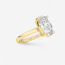 Oval Basket Solitaire Engagement Ring