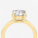 Oval Basket Solitaire Engagement Ring