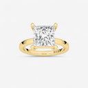 Princess Basket Solitaire Engagement Ring
