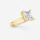 Princess Basket Solitaire Engagement Ring