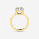 Radiant Basket Solitaire Engagement Ring