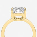 Radiant Basket Solitaire Engagement Ring