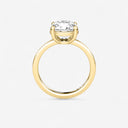 Round Basket Solitaire Engagement Ring