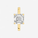 Asscher Basket Solitaire Engagement Ring