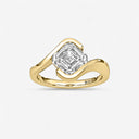 Asscher Bypass Engagement Ring