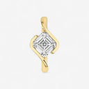 Asscher Bypass Engagement Ring