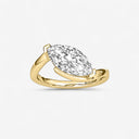 Marquise Bypass Engagement Ring