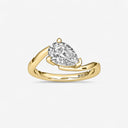 Pear Bypass Engagement Ring
