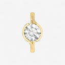 Round Bypass Engagement Ring