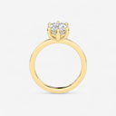 Marquise Hidden Halo Engagement Ring