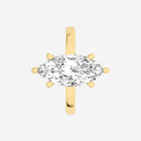 Marquise Hidden Halo Engagement Ring