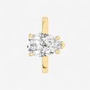 Pear Hidden Halo Engagement Ring