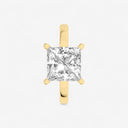 Princess Hidden Halo Engagement Ring