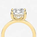 Radiant Hidden Halo Engagement Ring