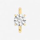 Round Hidden Halo Engagement Ring