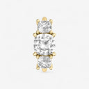 Cushion Three Stone Engagement Ring