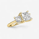 Princess Three Stone Engagement Ring