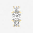 Princess Three Stone Engagement Ring