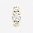 Round Three Stone Engagement Ring