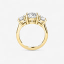 Oval Three Stone Engagement Ring
