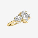 Pear Three Stone Engagement Ring