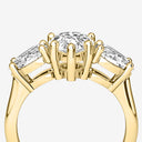 Pear Three Stone Engagement Ring