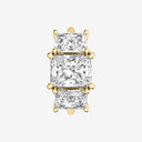 Radiant Three Stone Engagement Ring