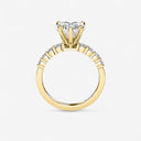 Heart Graduated Side Stone Stone Engagement Ring
