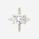 Marquise Graduated Side Stone Engagement Ring