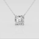 Asscher Solitaire Pendant