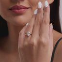 Oval Petite Solitaire Engagement Ring