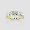 Eleven Stone Oval Wedding Band