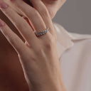 Oval Eternity Band