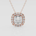 Cushion Halo Pendant