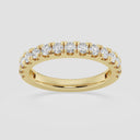 Prong Set Round Wedding Band - Anna