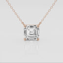 Asscher Solitaire Pendant
