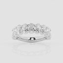 Eleven Stone Oval Wedding Band