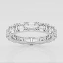 East-West Emerald Eternity Band