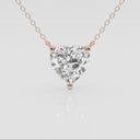 Heart Solitaire Pendant