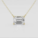 Emerald Solitaire Pendant